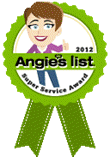 2012 Angies List Super Service Award